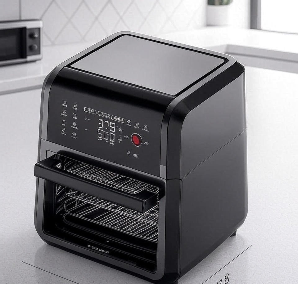CHEFMAN-Digital-Air-Fryer-Rotisseri-Design-and-Build-Quality