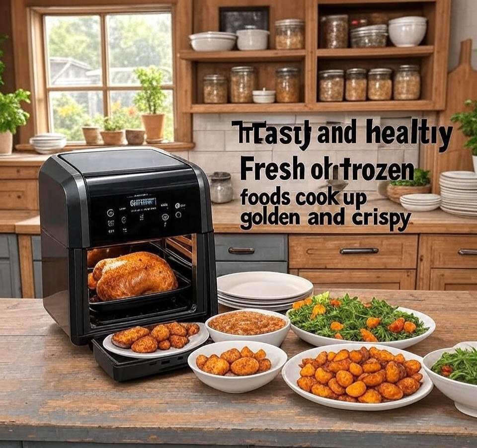 CHEFMAN-Digital-Air-Fryer-Rotisserie